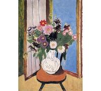 SSLDP LFHLI Célèbre Affiche d’Henri Matisse Fleurs rétro Peinture Murale de Henri Matisse Peinture et gravures sur Toile Décor du Salon de la Maison 50x70cm sans Cadre