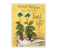 SSLDP LFHLI Célèbre Affiche de Buffet Bernard Fleurs Peinture Murale Bernard Buffet Toile et estampes Tableau de décoration intérieure 50x70cm sans Cadre