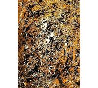 SSLDP LFHLI Célèbre Affiche de Jackson Pollock Art Abstrait Mural Peinture et estampes sur Toile de Jackson Pollock Photo de décoration intérieure Moderne 50x70cmx1 sans Cadre