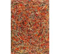 SSLDP LFHLI Célèbre Affiche de Jackson Pollock Art Abstrait Mural Peinture et estampes sur Toile de Jackson Pollock Photo de décoration intérieure Moderne 50x70cmx1 sans Cadre