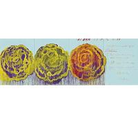 SSLDP LFHLI Célèbre Affiche esthétique de Cy Twombly《The Rose》 Art Mural Peinture et estampes de Mode Cy Twombly Peinture et Décoration Maison 50x120cm sans Cadre