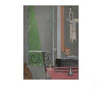 SSLDP LFHLI Célèbre Affiche Henri Matisse《La Leçon De Piano》Art Mural Et Impressions Henri Matisse Peinture sur Toile Moderne Décoration D’intérieur Photo 50x70cmx1 sans Cadre