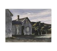 SSLDP LFHLI Célèbre Affiche maîtresse réaliste d’Edward Hopper Peinture rétro sur Toile Edward Hopper Peinture Murale et estampes Décor de Maison 50x70cm sans Cadre
