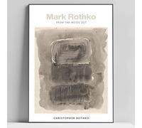 SSLDP LFHLI Célèbre Affiche Mark Rothko Colors Art Mural Abstrait rétro Peinture et Impressions Mark Rothko Peinture et estampes Décoration Moderne 40x60cm sans Cadre