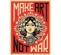 SSLDP LFHLI Célèbre Affiche Shepard Fairey Peinture Abstraite rétro sur Toile Art Mural Shepard Fairey et tirages Photos de décoration intérieure Moderne 40x60cm sans Cadre