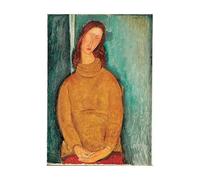 SSLDP LFHLI célèbre Amedeo Modigliani Affiche modernisme Femmes Art Mural Amedeo Modigliani Peinture sur Toile et Impressions Home Decor Photo 40x60cmx1 sans Cadre