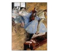 SSLDP LFHLI célèbre Edgar Degas Affiche rétro Danseurs de Ballet Art Mural Edgar Degas Peinture sur Toile et Impressions Mode décoration intérieure Image 40x60cmx1 sans Cadre