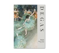 SSLDP LFHLI célèbre Edgar Degas Affiche rétro Danseurs de Ballet Art Mural Edgar Degas Peinture sur Toile et Impressions Mode décoration intérieure Image 40x60cmx1 sans Cadre