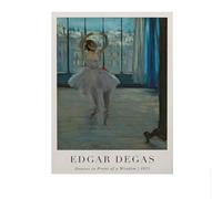 SSLDP LFHLI célèbre Edgar Degas Exposition Affiche Ballerine Art Mural Edgar Degas Peinture sur Toile Et Impressions Nordique Home Decor Photo 40x60cmx1 sans Cadre