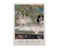 SSLDP LFHLI célèbre Edgar Degas Exposition Affiche Ballerine Art Mural Edgar Degas Peinture sur Toile Et Impressions Nordique Home Decor Photo 40x60cmx1 sans Cadre