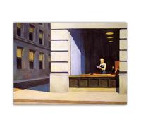 SSLDP LFHLI célèbre Edward Hopper Affiche Vie Paysage Toile Peinture Edward Hopper Art Mural Et Impressions Maison Salon Décor Photo 50x70cmx1 sans Cadre