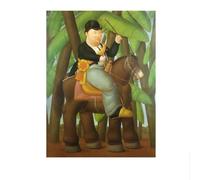 SSLDP LFHLI célèbre Fernando Botero Affiche rétro Figures abstraites Art Mural Fernando Botero Peinture sur Toile et Impressions Home Decor Photo 40x60cm sans Cadre