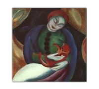 SSLDP LFHLI célèbre Franz Marcs Affiche rétro Abstrait Art Mural Franz Marcs Peinture sur Toile et Impressions Nordic Home Salon décor Image 50x50cm sans Cadre