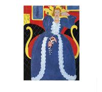 SSLDP LFHLI célèbre Henri Matisse Affiche Abstraite Femme Assise Art Mural et Impressions Henri Matisse Peinture sur Toile Décor d’intérieur Photo 50x70cmx1 sans Cadre