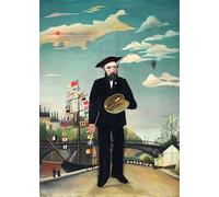 SSLDP LFHLI célèbre Henri Rousseau Affiche Portraits de Personnages Art Mural Henri Rousseau Peinture sur Toile et Impressions Décoration intérieure Photo 40x60cm sans Cadre