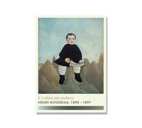 SSLDP LFHLI célèbre Henri Rousseau Affiche Portraits de Personnages Art Mural Henri Rousseau Peinture sur Toile et Impressions Décoration intérieure Photo 40x60cm sans Cadre