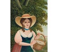 SSLDP LFHLI célèbre Henri Rousseau Affiche Portraits de Personnages Art Mural Henri Rousseau Peinture sur Toile et Impressions Décoration intérieure Photo 40x60cm sans Cadre