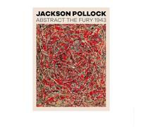 SSLDP LFHLI célèbre Jackson Pollock Affiche Abstrait Jackson Pollock Art Mural Moderne Impressions sur Toile Peinture Chambre à Coucher décoration d’intérieur Photos 40x60cm sans Cadre