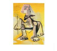 SSLDP LFHLI célèbre Pablo Picasso Cubisme Affiche Figure Abstraite Art Mural Pablo Picasso Peinture sur Toile Et Impressions Décoration Intérieure Photo 40x60cmx1 sans Cadre