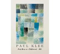 SSLDP LFHLI célèbre Paul Klee Affiche coloré Abstrait Vintage Wall Art Paul Klee Peinture sur Toile et Impressions Décoration intérieure Moderne Photo 40x60cmx1 sans Cadre