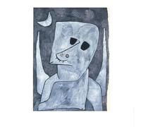 SSLDP LFHLI célèbre Paul Klee Affiche coloré Abstrait Vintage Wall Art Paul Klee Peinture sur Toile et Impressions Décoration intérieure Moderne Photo 40x60cmx1 sans Cadre