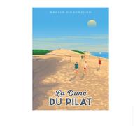 SSLDP LFHLI Célèbre Voyage Ville Affiche Bord de mer Coloré Paysage Toile Peinture Esthétique Art Mural Et Impressions Moderne Décoration D’intérieur Photo 50x70cmx1 sans Cadre