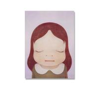 SSLDP LFHLI Célèbre Yoshitomo Nara Affiche Vintage Abstrait Filles Art Mural Yoshitomo Nara Peinture sur Toile Et Impressions Décor Intérieur Photo 40x60cmx1 sans Cadre