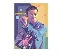 SSLDP LFHLI Chinois Kung Fu Affiche IP Homme Donnie Yen Wall Art Wing Chun Maître Toile Peinture Et Impressions Mode Home Decor Photo 40x60cmx1 sans Cadre