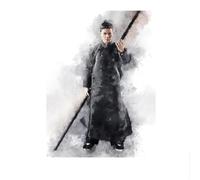 SSLDP LFHLI Chinois Kung Fu Master Poster IP Man Donnie Yen Wall Art Wing Chun Master Peinture sur Toile Et Impressions pour Décoration Intérieure Photo 40x60cm sans Cadre