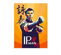 SSLDP LFHLI Chinois Kung Fu Master Poster IP Man Donnie Yen Wall Art Wing Chun Master Peinture sur Toile Et Impressions pour Décoration Intérieure Photo 40x60cm sans Cadre