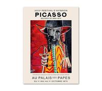 SSLDP LFHLI Classique Abstrait Pablo Picasso Affiche Vintage Cubisme Lignes Art Mural Pablo Picasso Peinture sur Toile Et Impressions Décoration D’intérieur Photo 40x60cm sans Cadre
