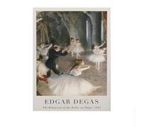 SSLDP LFHLI Classique Edgar Degas Affiche Ballerine Danseuse Impression Art Mural Edgar Degas Peinture sur Toile Et Impressions Home Decor Photo 40x60cmx1 sans Cadre