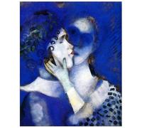 SSLDP LFHLI Classique Marc Chagall Affiche Vintage Aquarelle Art Mural Marc Chagall Peinture sur Toile Et Impressions Nordique Home Decor Photo 60x70cmx1 sans Cadre