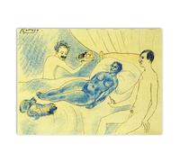 SSLDP LFHLI Classique Pablo Picasso Affiche Minimaliste Rétro Abstrait Art Mural Pablo Picasso Peinture sur Toile Et Impressions Décoration D’intérieur Photo 40x60cm sans Cadre