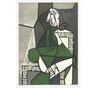 SSLDP LFHLI Classique Pablo Picasso Cubisme Affiche Portrait Féminin Art Mural Pablo Picasso Peinture sur Toile Et Impressions Décor Intérieur Photo 40x60cmx1 sans Cadre