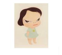 SSLDP LFHLI Classique Yoshitomo Nara Affiche Poupée De Rêve Art Mural Yoshitomo Nara Peinture Sur Toile Et Impressions Bébé Enfants Chambre Décor Photo 40x60cmx1 Sans Cadre
