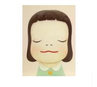SSLDP LFHLI Classique Yoshitomo Nara Affiche Poupée De Rêve Art Mural Yoshitomo Nara Peinture Sur Toile Et Impressions Bébé Enfants Chambre Décor Photo 40x60cmx1 Sans Cadre