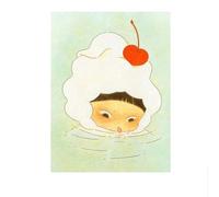 SSLDP LFHLI Classique Yoshitomo Nara Affiche Poupée De Rêve Art Mural Yoshitomo Nara Peinture Sur Toile Et Impressions Bébé Enfants Chambre Décor Photo 40x60cmx1 Sans Cadre