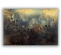 SSLDP LFHLI Classique Zao WOU Ki Esthétique Affiche Abstrait Art Mural Zao WOU Ki Peinture sur Toile Et Impressions Moderne Décoration Murale Photo Murale 40x60cm sans Cadre