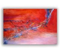 SSLDP LFHLI Classique Zao WOU Ki Esthétique Affiche Abstrait Art Mural Zao WOU Ki Peinture sur Toile Et Impressions Moderne Décoration Murale Photo Murale 40x60cm sans Cadre