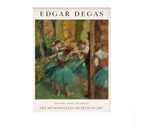SSLDP LFHLI Edgar Degas Surréalisme Aquarelle Affiche Ballet Danseuses Art Mural Edgar Degas Peinture sur Toile Et Impressions Décoration Intérieure Photo 40x60cm sans Cadre