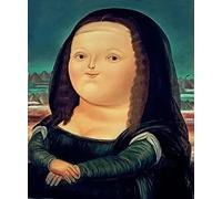 SSLDP LFHLI Fernando Botero Affiche Abstraite Grosse Femme Art Mural Fernando Botero Peinture sur Toile Et Impressions Nordique Maison Chambre Décor Photo 60x70cmx1 sans Cadre