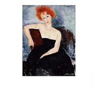 SSLDP LFHLI Figurines d’Affiches d’Amedeo Modigliani Art Mural Minimaliste Peinture et gravures sur Toile Amedeo Modigliani Tableau de décoration intérieure 50x70cm sans Cadre