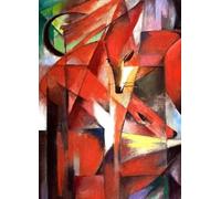 SSLDP LFHLI Franz Marcs Vintage Poster Animal Abstrait Art Mural Franz Marcs Peinture sur Toile Et Impressions pour La Maison Salon Décor Photo 40x60cm sans Cadre