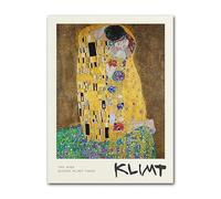 SSLDP LFHLI Gustav Klimt Exposition Affiche Vintage Maiden Wall Art Gustav Klimt Peinture sur Toile Et Impressions Nordique Home Decor Photo 40x60cmx1 sans Cadre