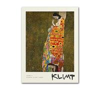 SSLDP LFHLI Gustav Klimt Exposition Affiche Vintage Maiden Wall Art Gustav Klimt Peinture sur Toile Et Impressions Nordique Home Decor Photo 40x60cmx1 sans Cadre