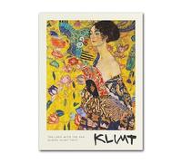 SSLDP LFHLI Gustav Klimt Exposition Affiche Vintage Maiden Wall Art Gustav Klimt Peinture sur Toile Et Impressions Nordique Home Decor Photo 40x60cmx1 sans Cadre