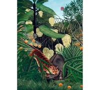 SSLDP LFHLI Henri Rousseau Affiche Jungle Forêt Animal Paysage Art Mural Henri Rousseau Toile Peinture Et Impressions Home Decor Photo 40x60cm sans Cadre