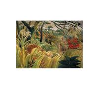 SSLDP LFHLI Henri Rousseau Surréaliste Artiste Affiche Forêt Exotique Art Mural Henri Rousseau Peinture sur Toile Et Impressions Décor Intérieur Photo 40x60cm sans Cadre