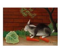 SSLDP LFHLI Impressionniste Henri Rousseau Affiches Art Mural Animalier Vintage Henri Rousseau Peinture sur Toile et Impressions pour la décoration intérieure Photo 50x70cm sans Cadre